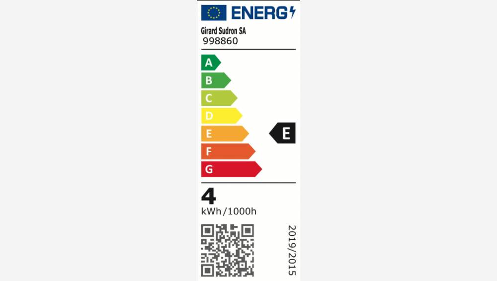 Lâmpada esférica LED G45 E14 em vidro fosco - 4W - 2700K