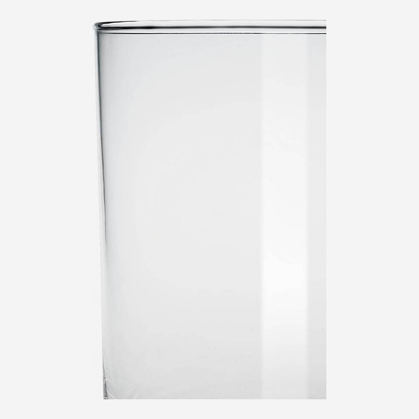 Glasvase Zylinder - 10 x 15 cm - Transparent