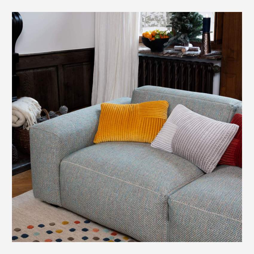 3-Sitzer Sofa aus Bellagio-Stoff organic green