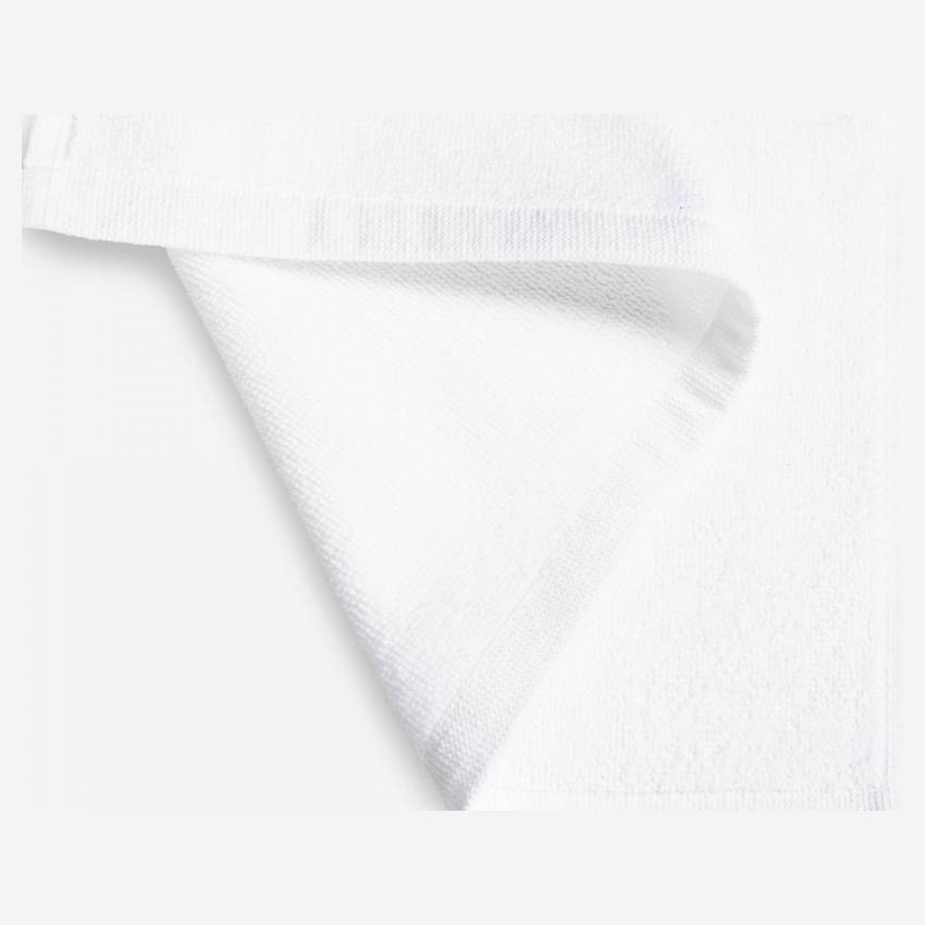 Alfombra de baño de algodón - 60 x 80 cm - Blanco