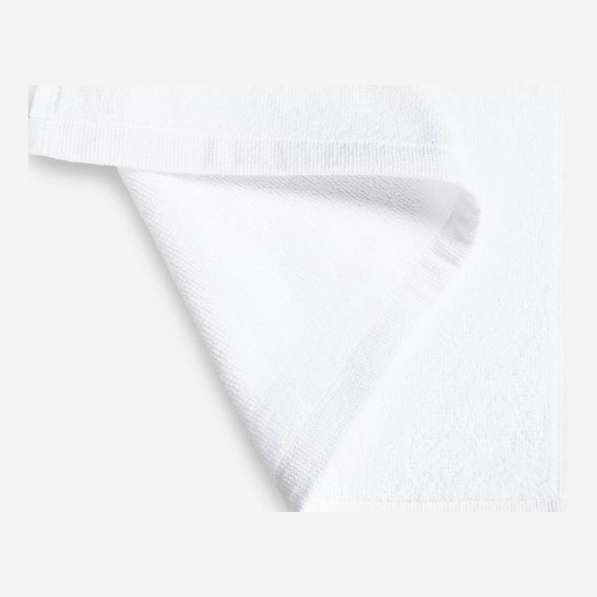 Alfombra de baño de algodón - 60 x 80 cm - Blanco