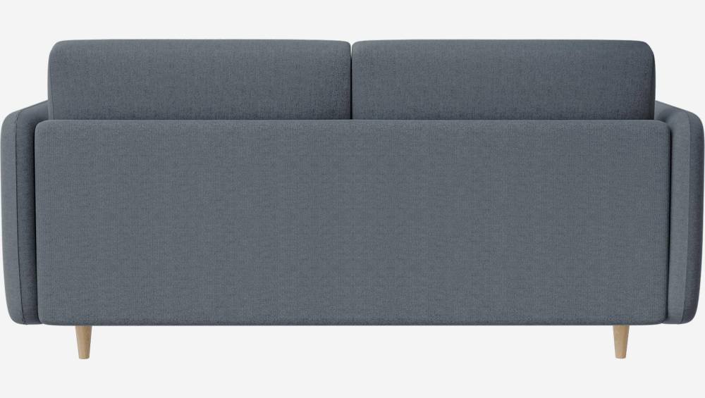 Sofá-cama de tecido - Azul claro