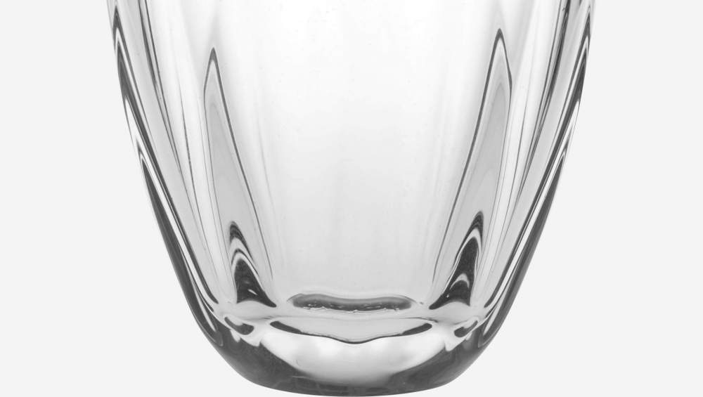Lage beker van glas - Transparant - Design by Christian Ghion