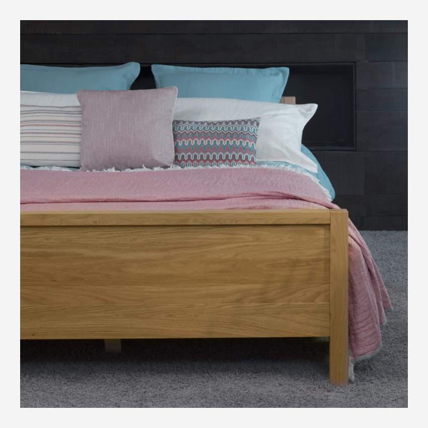 Bett aus Eiche - 160 x 200 cm - Naturfarben