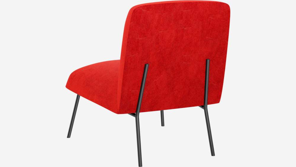 Sillón de terciopelo - Rojo - Design by Christian Ghion