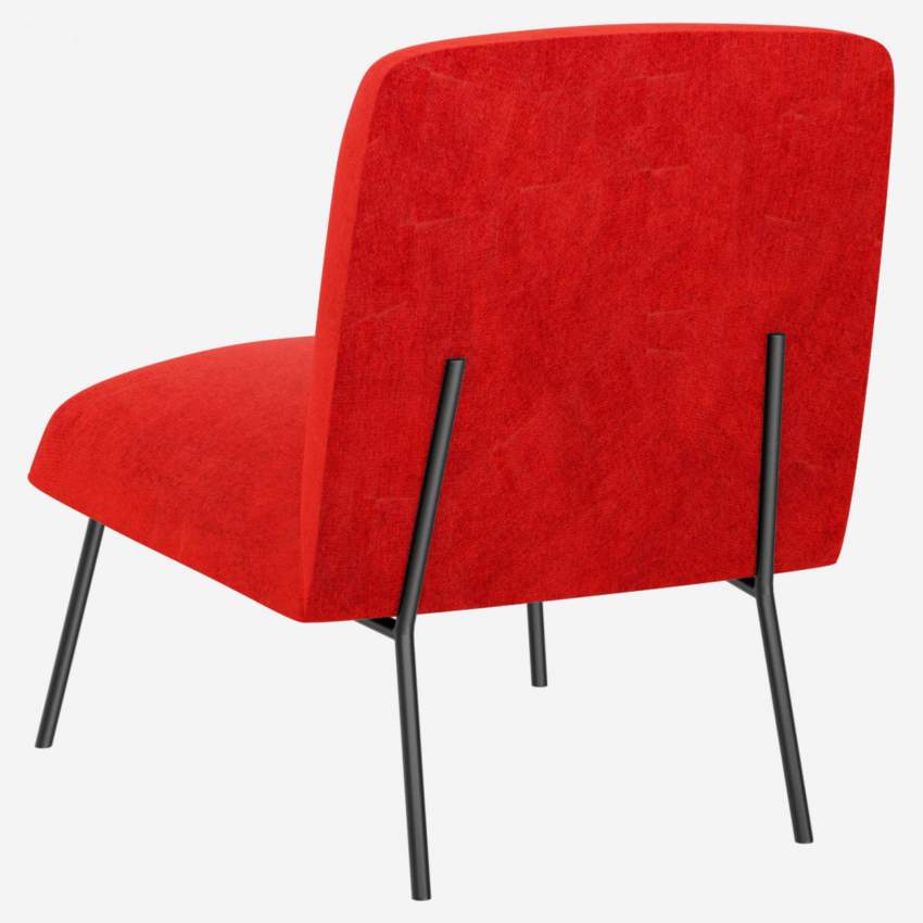Sillón de terciopelo - Rojo - Design by Christian Ghion