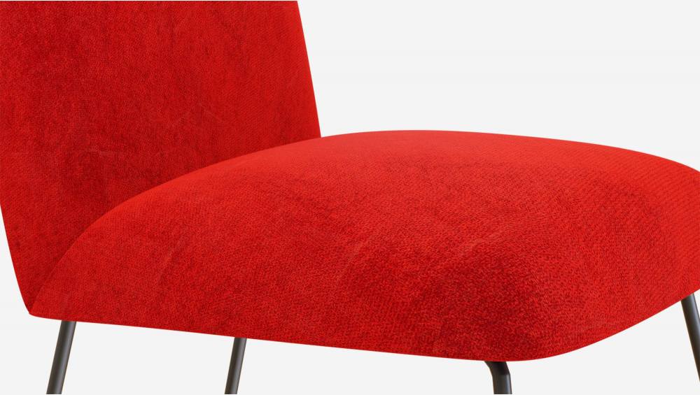 Poltrona de veludo - Vermelho - Design by Christian Ghion