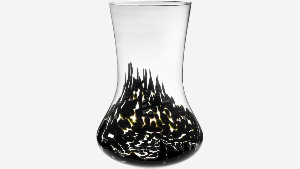 Vase en verre soufflé - 29,5 x 43 cm - Transparent