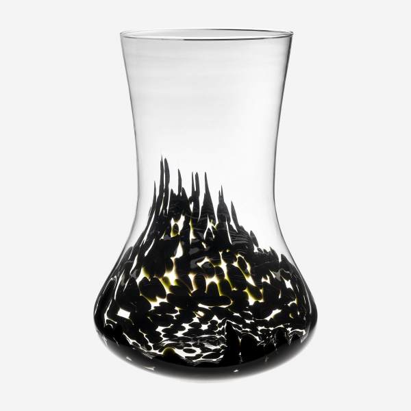 Vase en verre soufflé - 29,5 x 43 cm - Transparent