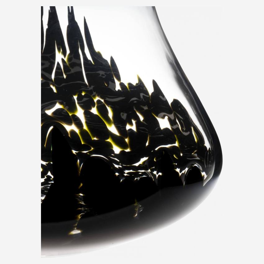 Vaso in vetro soffiato - 29,5 x 43 cm - Trasparente