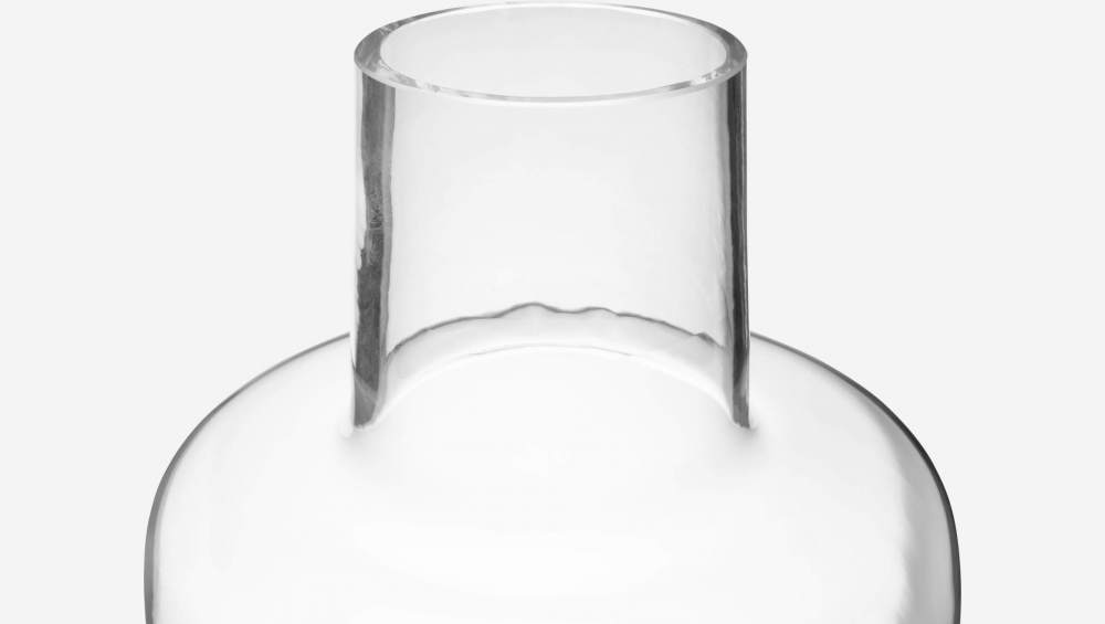 Vase aus Glas - 22 x 40 cm - Transparent