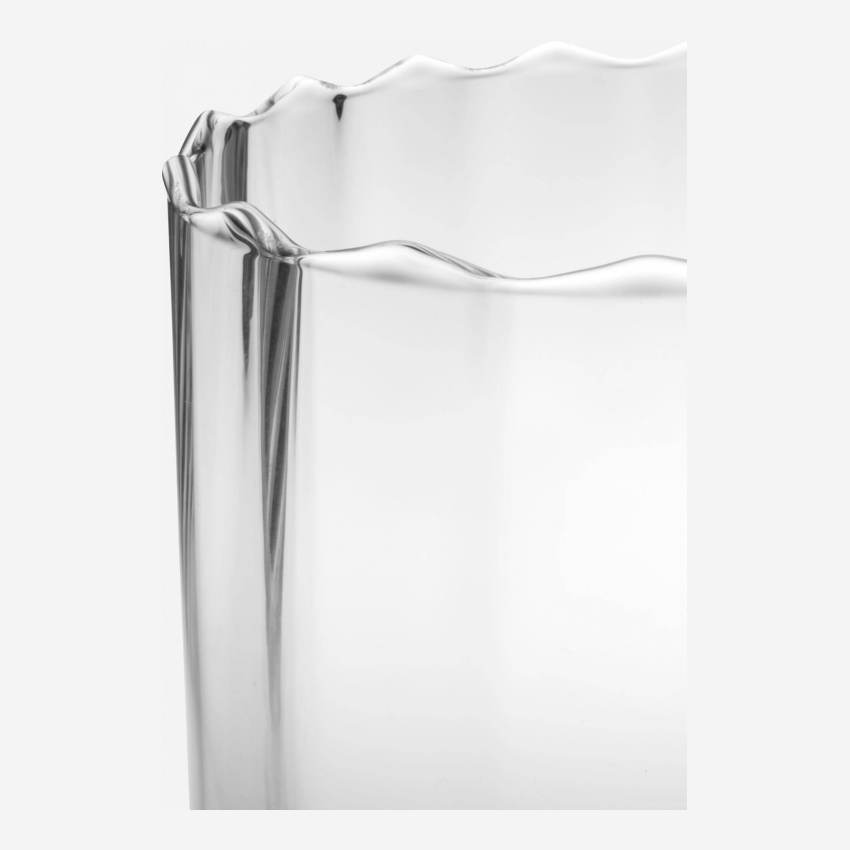 Glazen vaas - 19,5 x 26,5 cm - Transparant