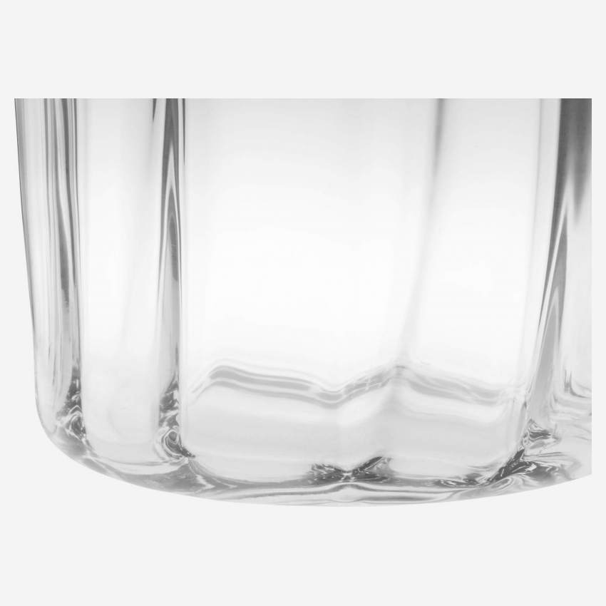 Vaso in vetro soffiato - 22 x 32 cm - Trasparente