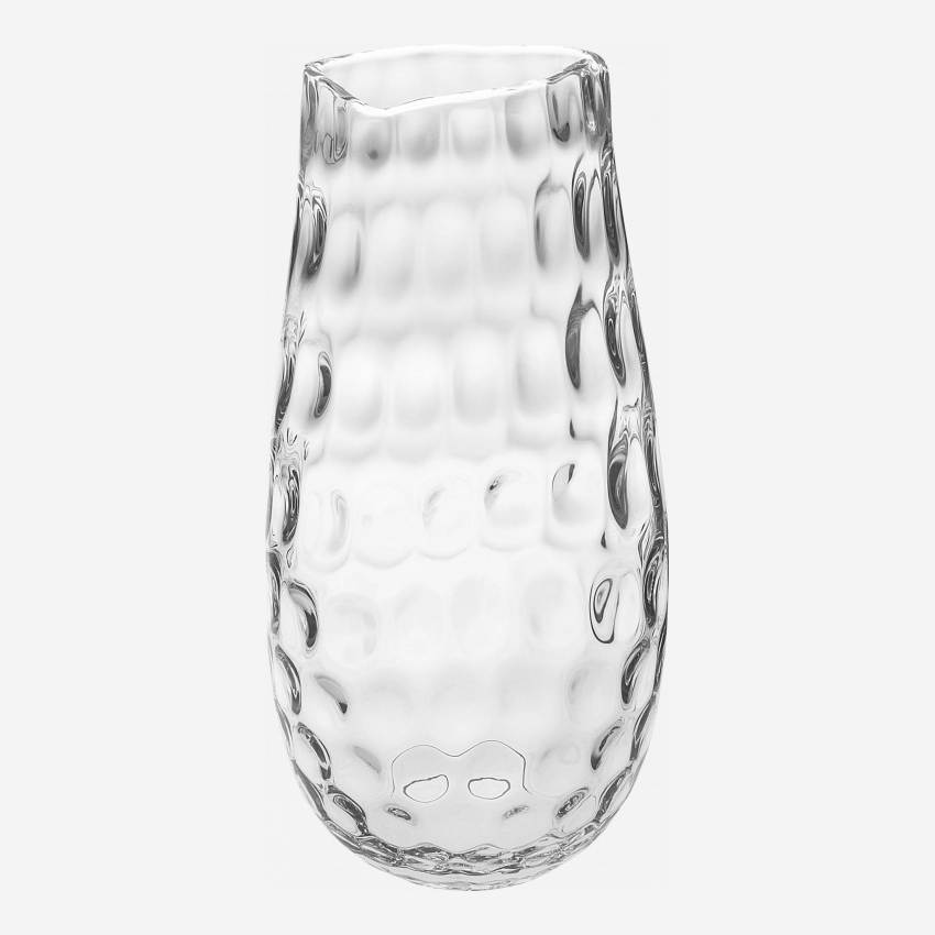 Vase aus Glas - 19 x 40 cm - Transparent