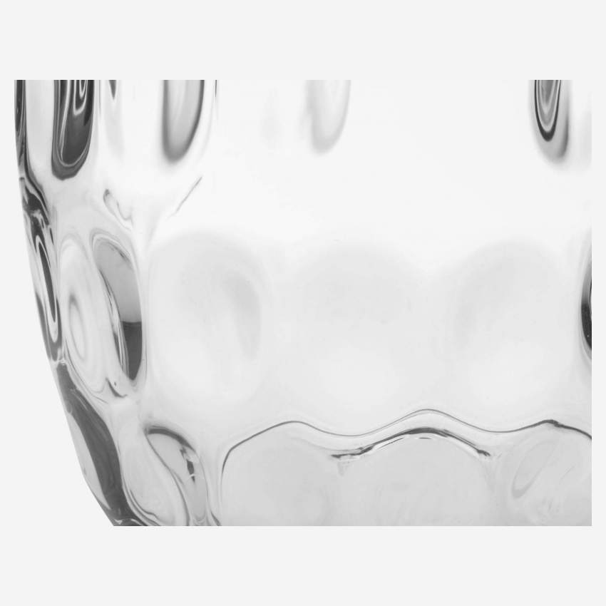 Jarrón de vidrio - 19 x 40 cm - Transparente