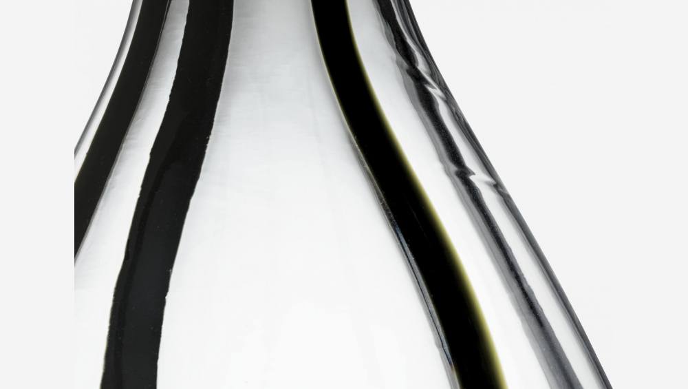 Vaso in vetro soffiato - 20 x 53 cm - Trasparente