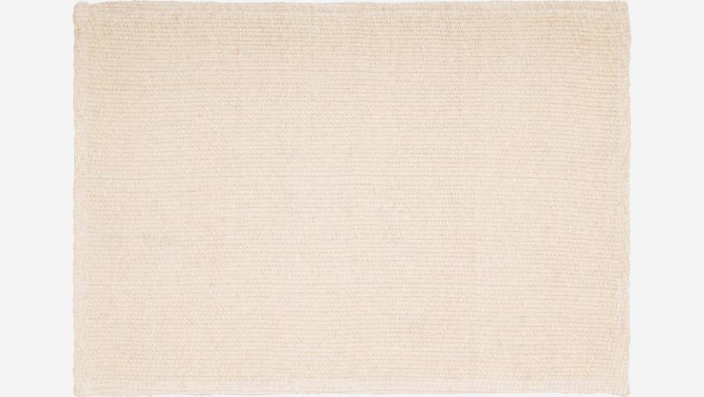 2er-Set Tischsets aus Baumwolle und Leinen - 33 x 48 cm - Beige