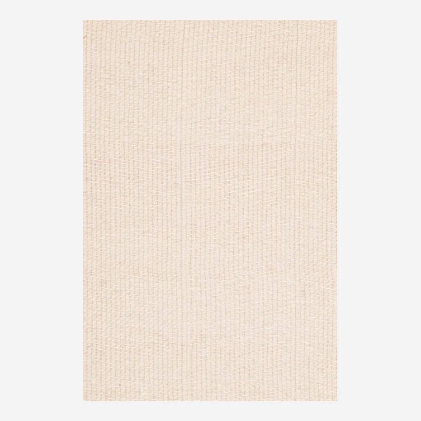 Set 2 individuales de algodón y lino - 33 x 48 cm - Beige