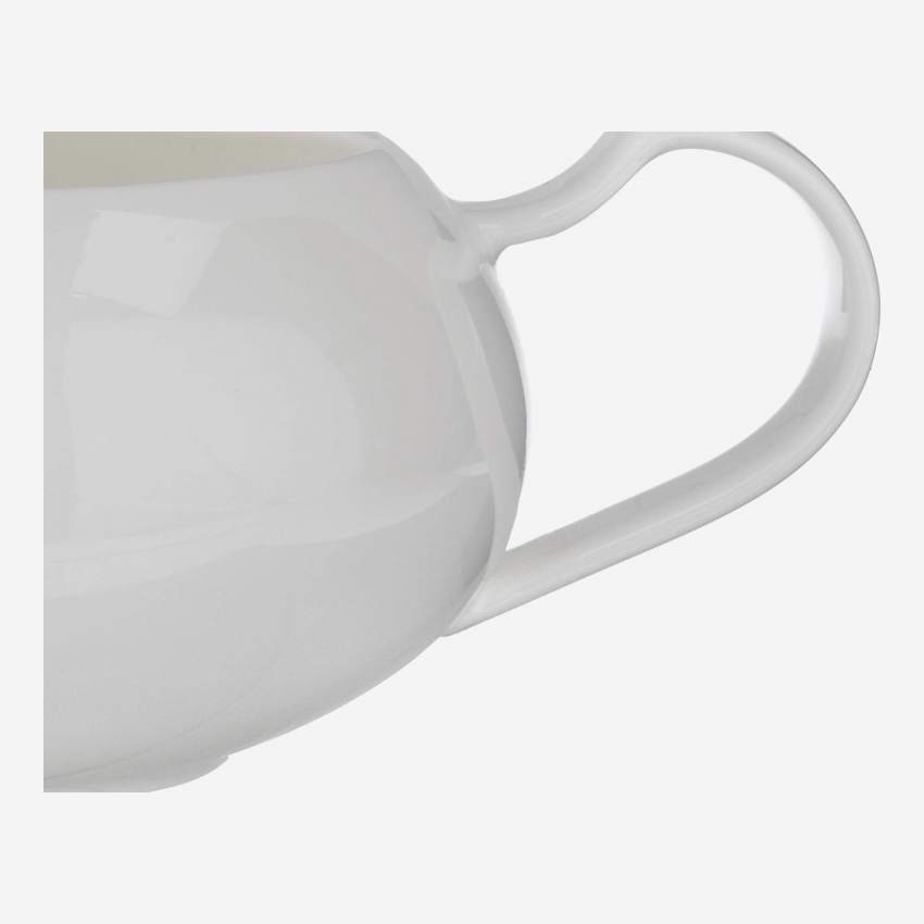 Jarro de leite em porcelana – Branco