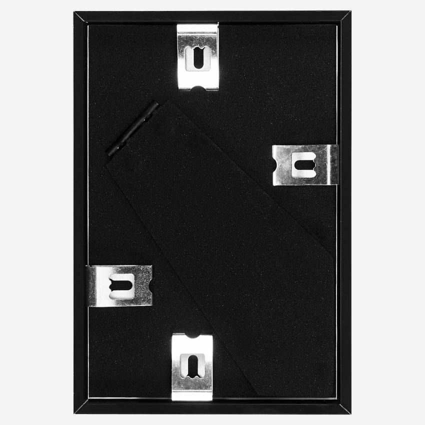 Marco para fotos de aluminio - 13 x 18 cm - Negro