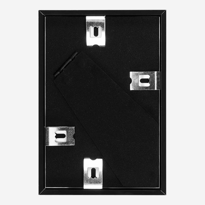 Marco para fotos de aluminio - 13 x 18 cm - Negro