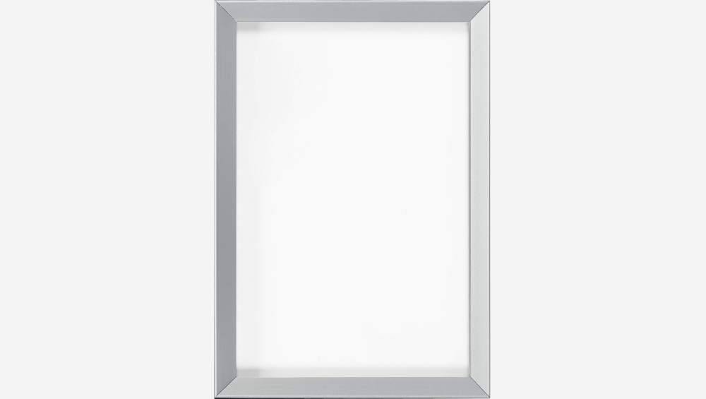 Marco para fotos de aluminio - 10 x 15 cm - Plateado