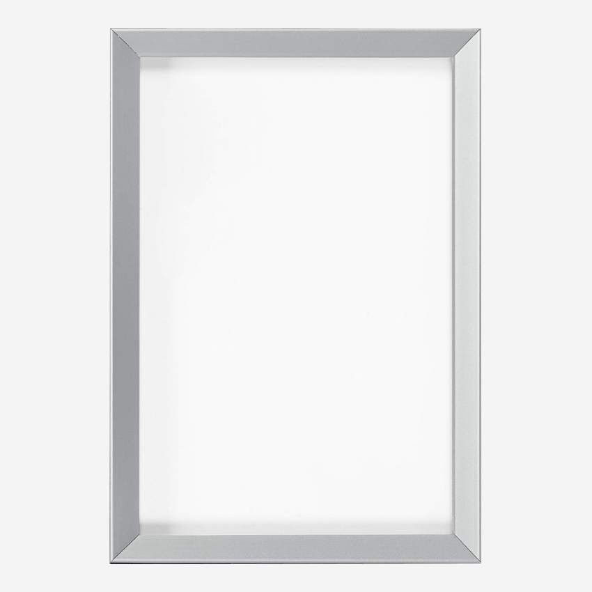 Aluminus - Bilderrahmen zum Hinstellen aus Aluminium - 10 x 15 cm -  Silberfarben - Habitat | Einzelrahmen