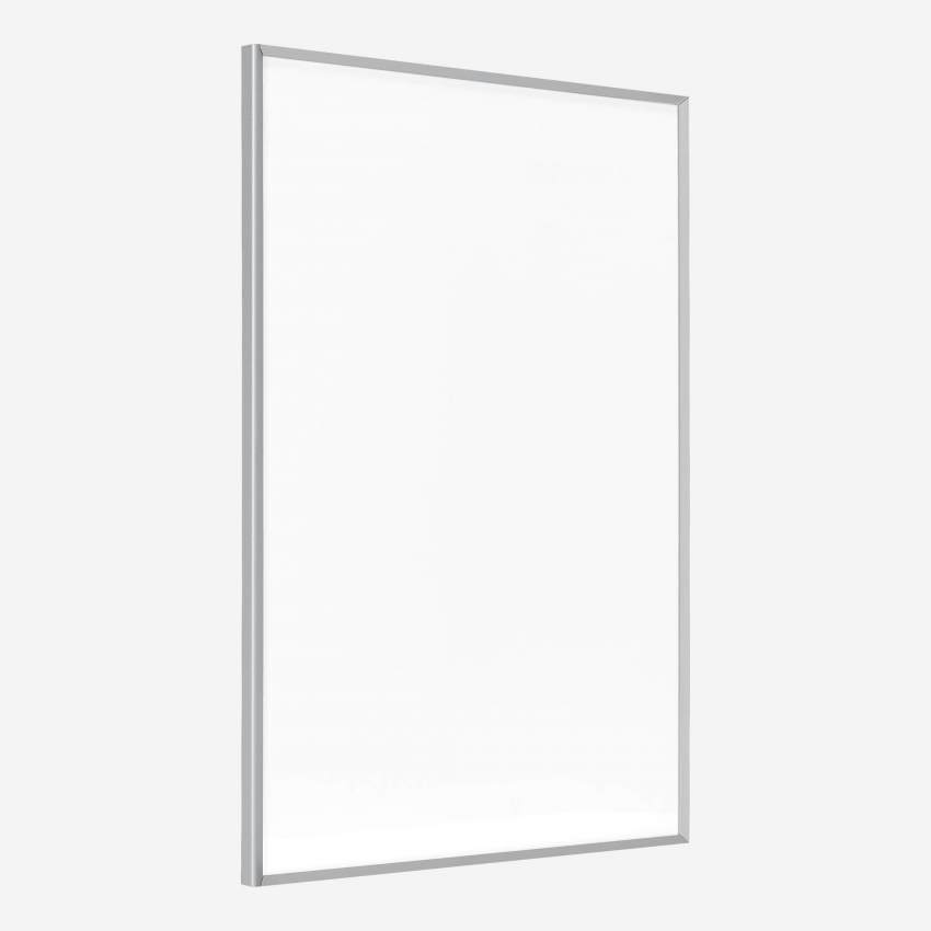 Marco de fotos de aluminio - 50 x 70 cm - Plateado
