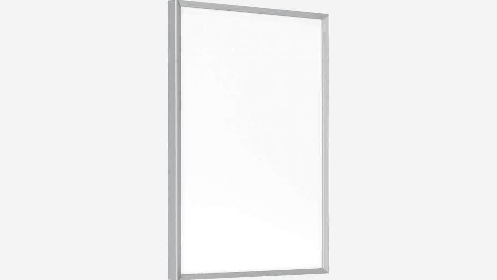 Marco de fotos de aluminio - 30 x 40 cm - Plateado