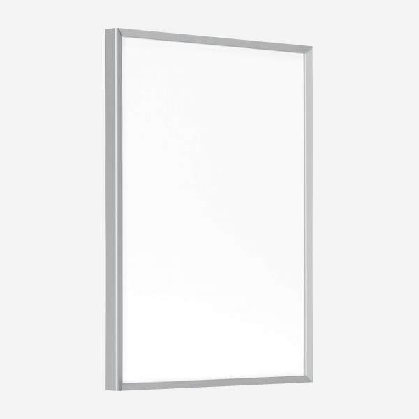 Cornice a muro in alluminio - 30 x 40 cm - Argento