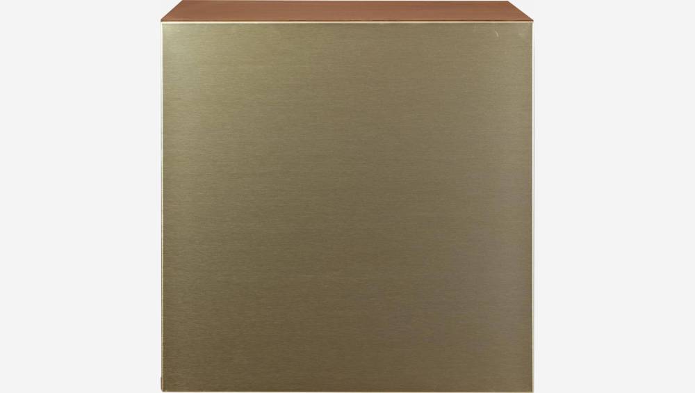 Modulare Box, bronzefarben