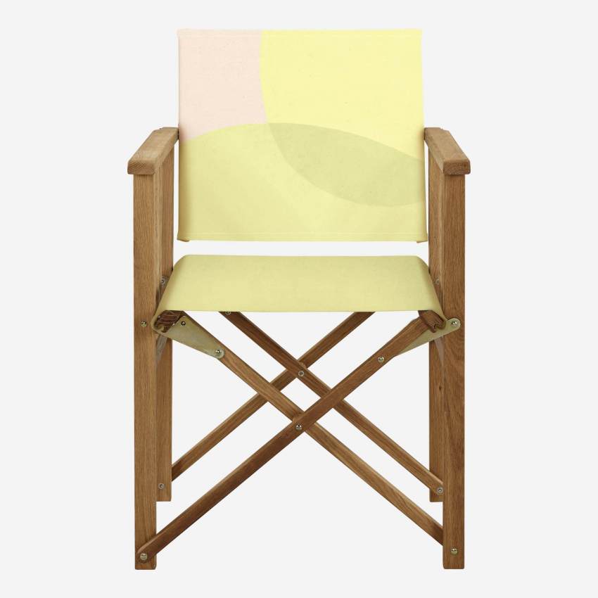 Toile en coton pour chaise pliante - Jaune clair