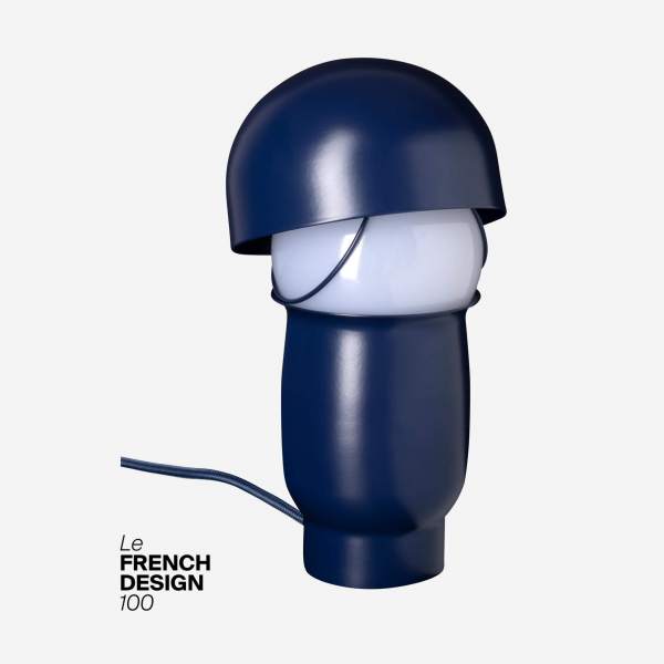 Lampe de table en métal - Bleu - Design by Piergil Fourquié