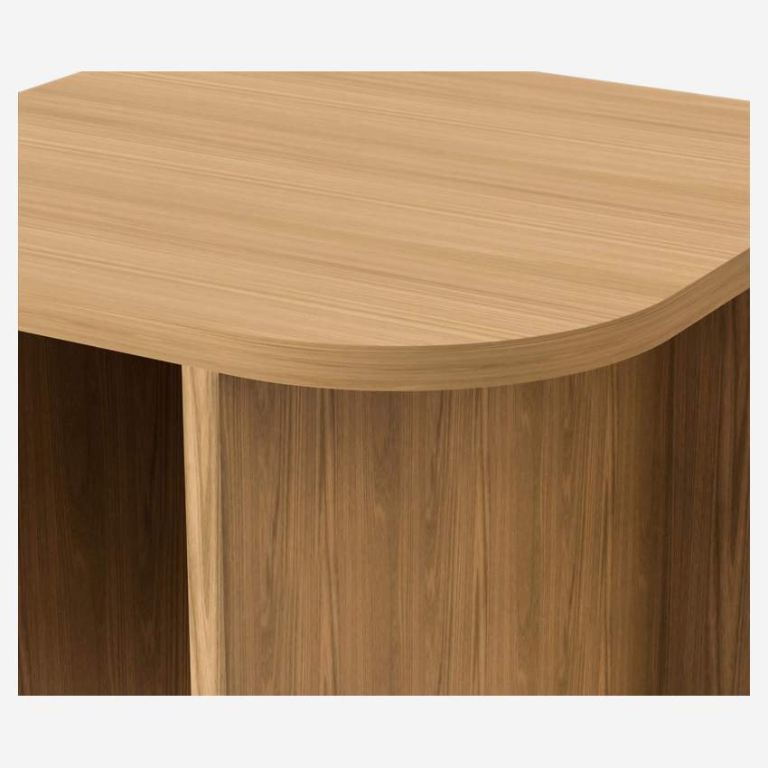 Tavolino da appoggio in quercia - Naturale