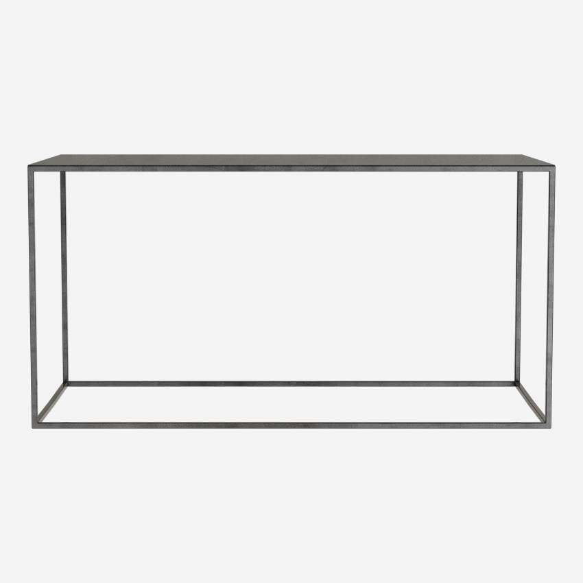 Table basse en métal – 80 x 40 cm – Noir