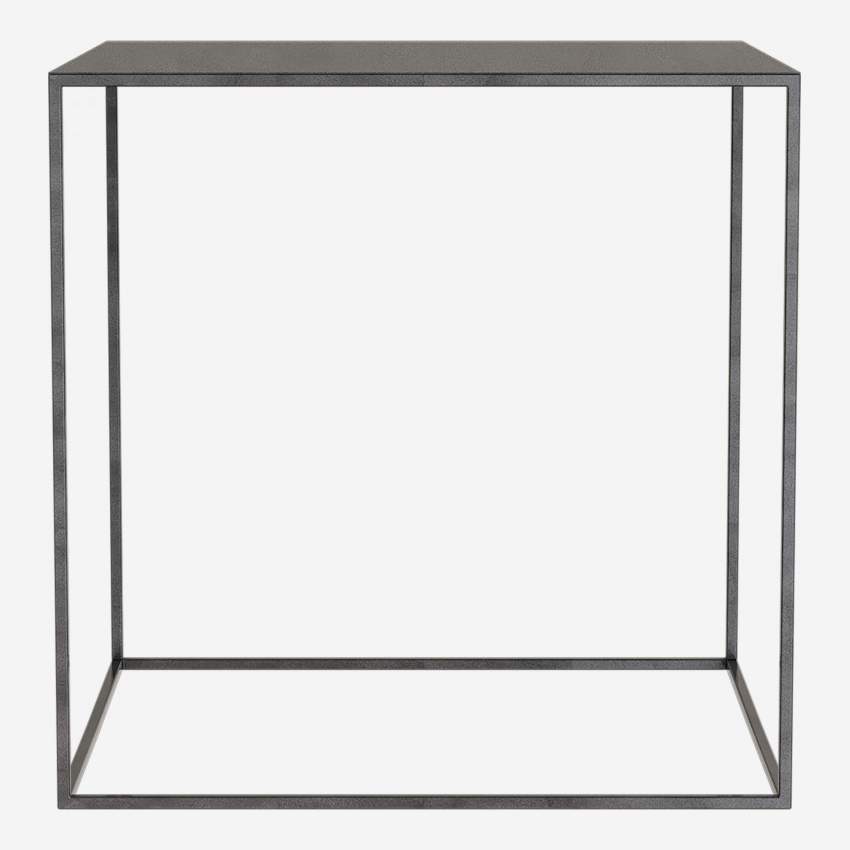 Mesa de apoio metálica 40 x 40 cm – Preto