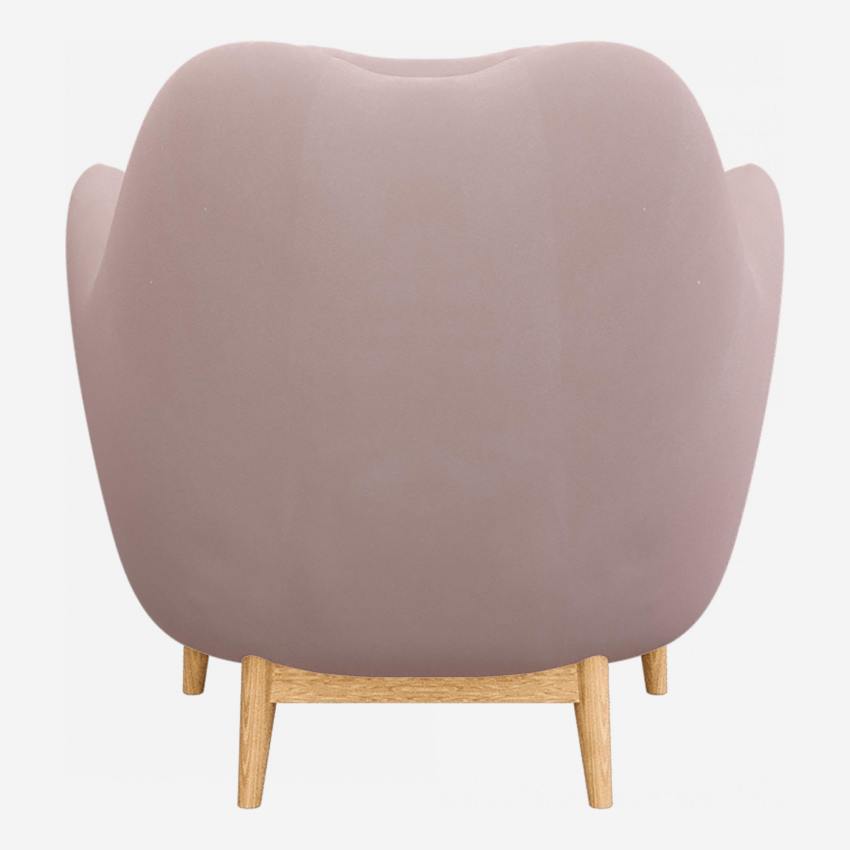 Sessel aus Samt - Rosafarben - Design by Adrien Carvès