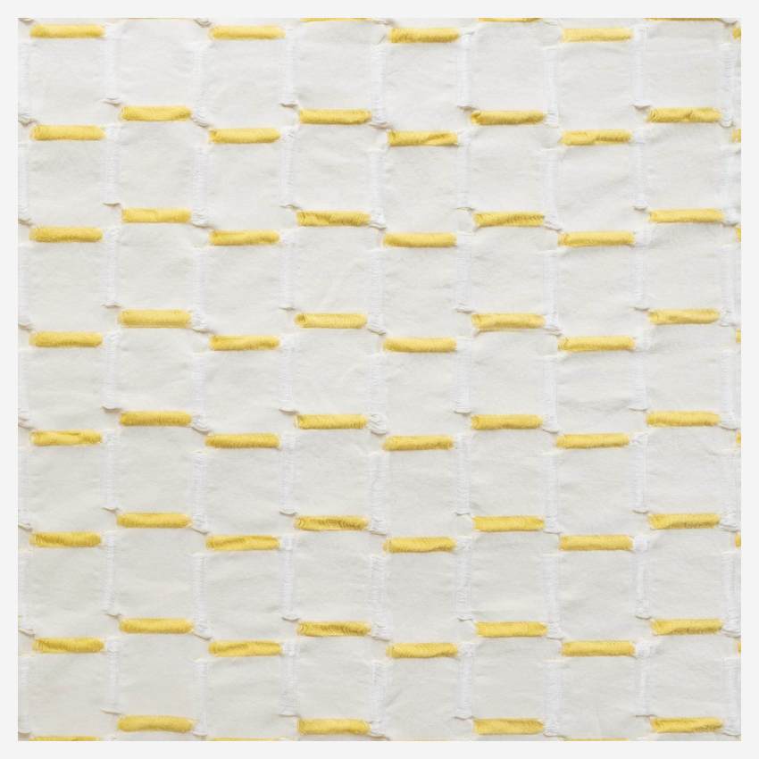 Colcha em algodão - 230 x 260 cm - Amarelo