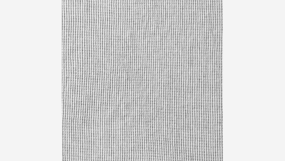 Plaid de lino - 130 x 170 cm - Gris