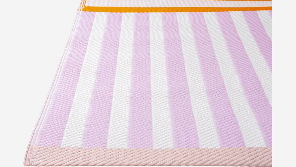 Outdoor-Teppich aus Polypropylen - 75 x 180 cm - Rosa