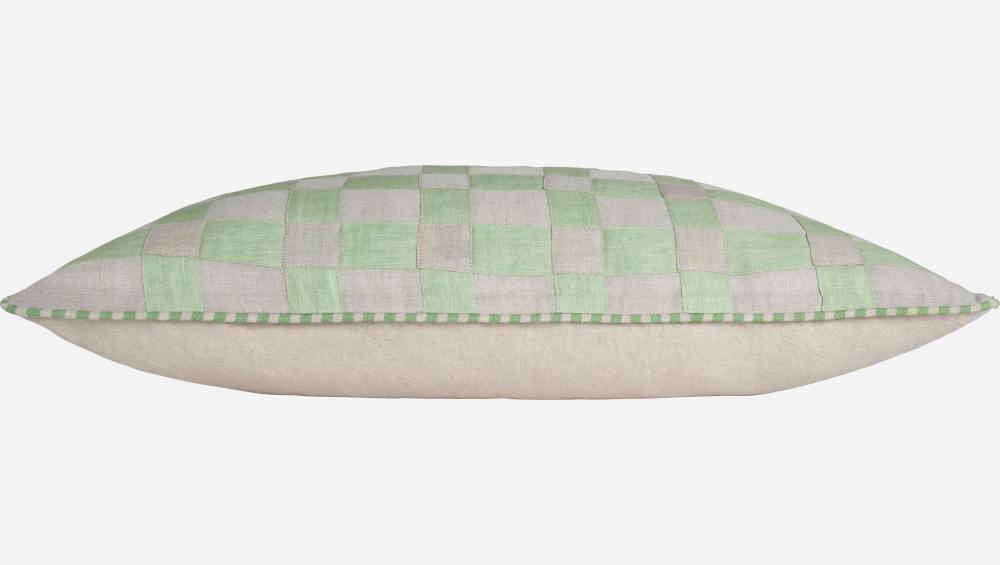 Cuscino in lino - 40 x 60 cm - Verde