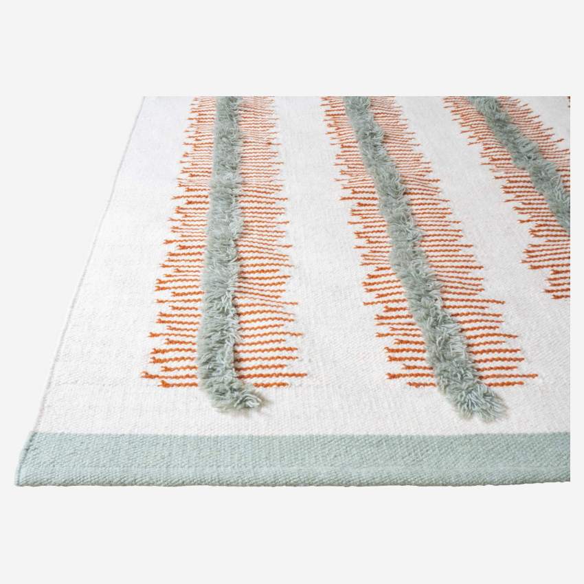Tapete tecido e tufado à mão - 170 x 240 cm - Multicolor - Design by Floriane Jacques