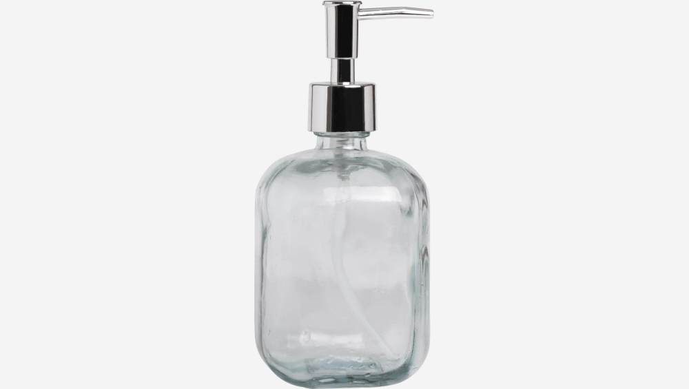 Distributore di sapone in vetro riciclato - Trasparente