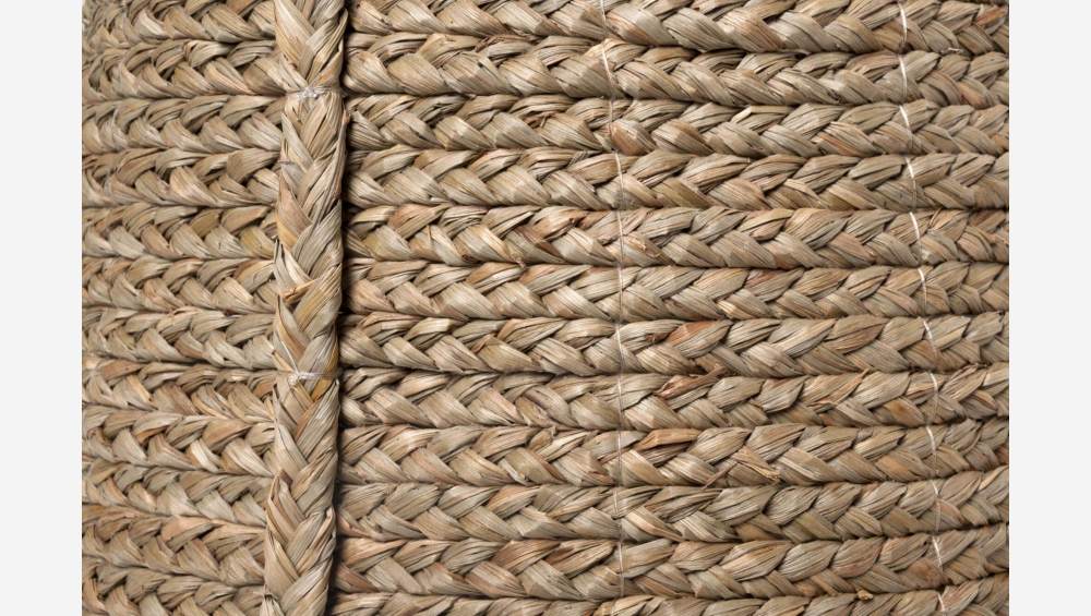 Panier en fibres de mendong - 34 x 50 cm - Naturel