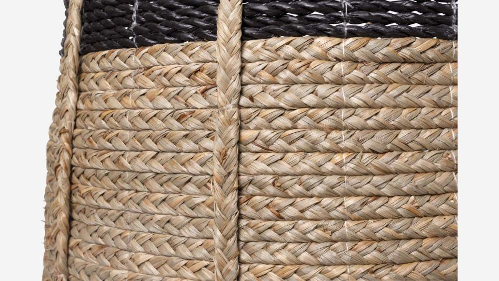 Panier en fibres de mendong - 44 x 55 cm - Naturel