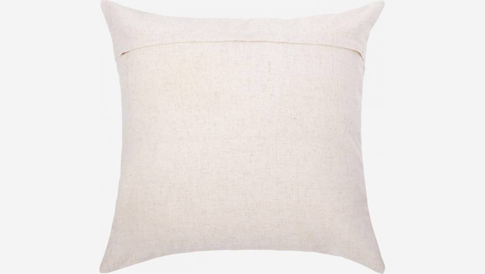 Cuscino in cotone e lino - 45 x 45 cm