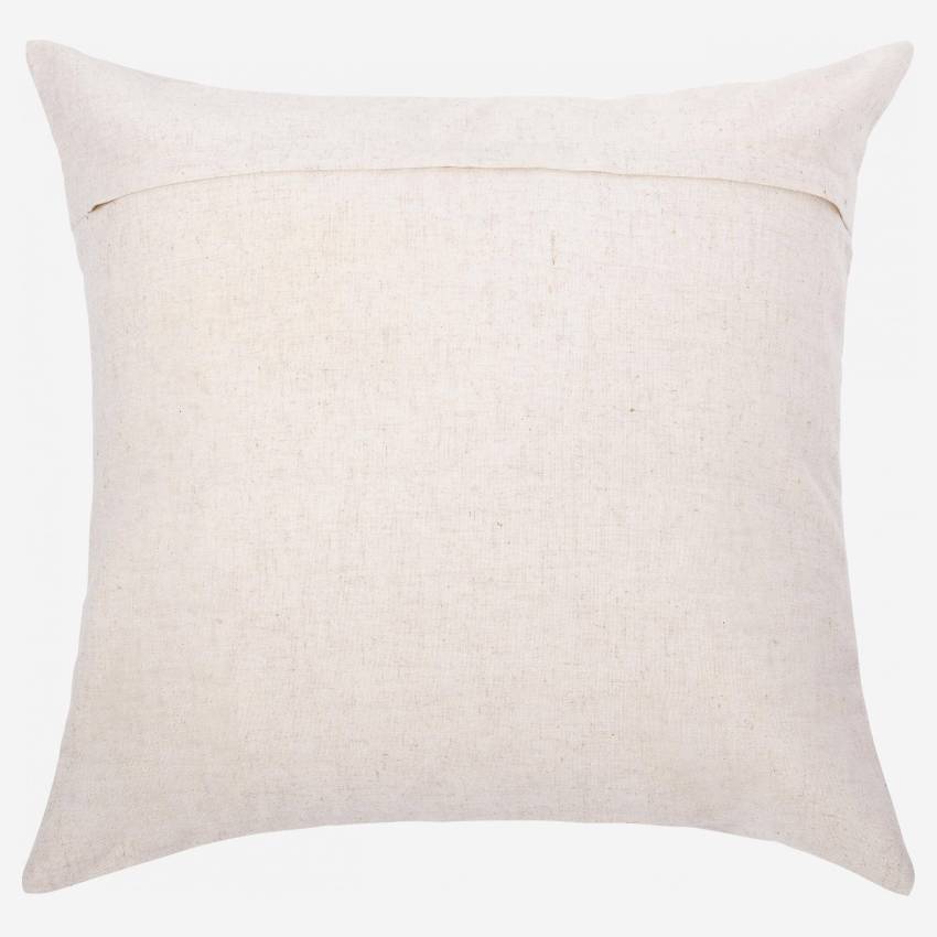 Cuscino in cotone e lino - 45 x 45 cm