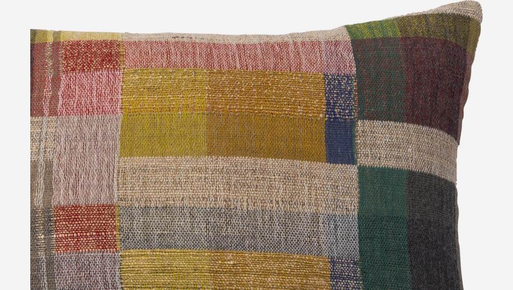 Kussen van wol en zijde - 40 x 60 cm - Meerkleurig