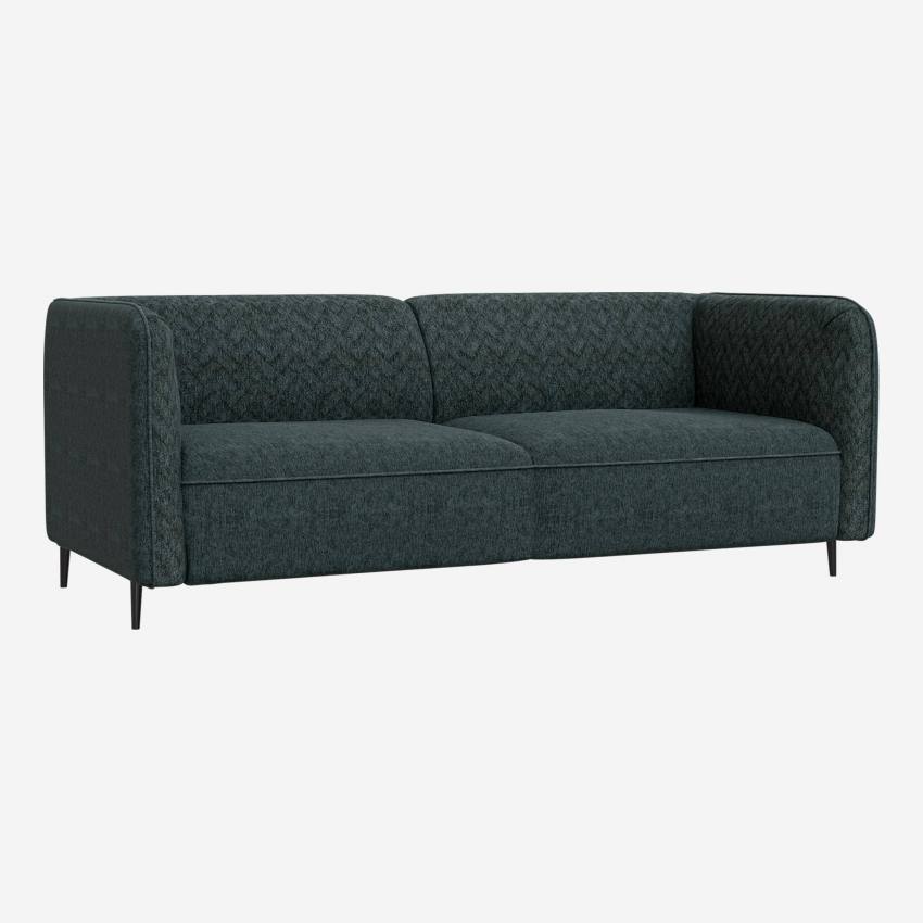 3-Sitzer-Sofa aus Stoff – Blau 