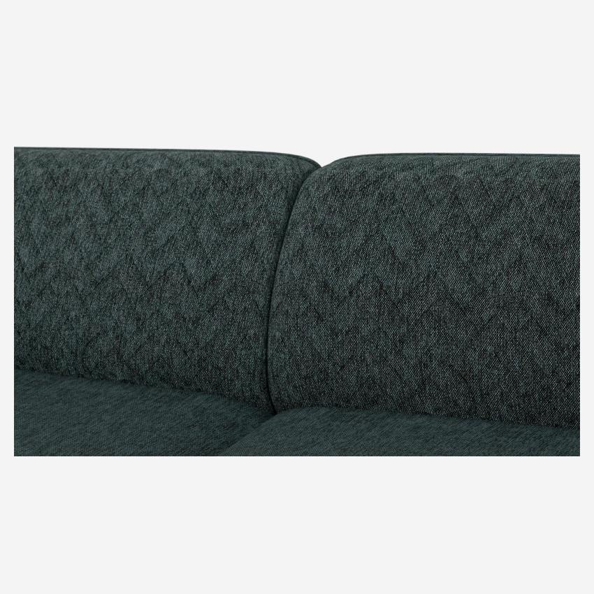 3-Sitzer-Sofa aus Stoff – Blau 